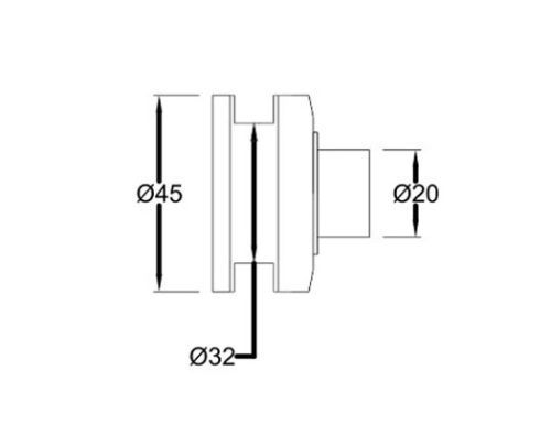 Sliding Glass Handle Lock – SS304 DF SGHL 524