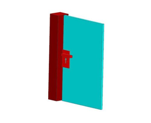 Sliding Glass Handle Lock – SS304 DF SGHL 525