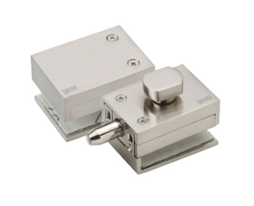 Glass Door Lock Without Cut Out DF GL 01A