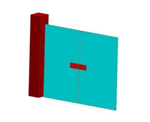 Glass Door Lock Without Cut Out DF GL 01A