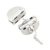 Glass Door Lock Without Cut Out DF GL 02