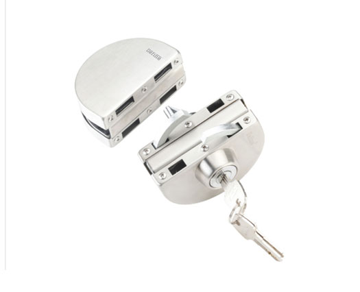 Glass Door Lock Without Cut Out DF GL 02