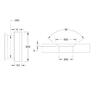 Point Fixing Connector SS304 DF SGSF 075