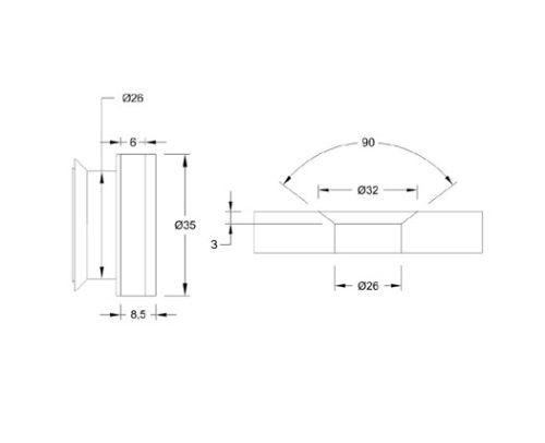 Point Fixing Connector SS304 DF SGSF 075