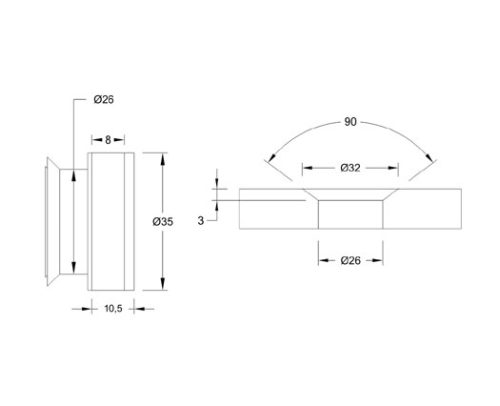 Point Fixing Connector SS304 DF SGSF 076