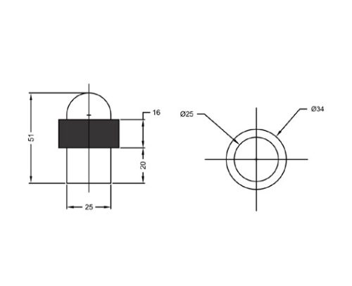 Point Fitting System SS304 DF FMD 34