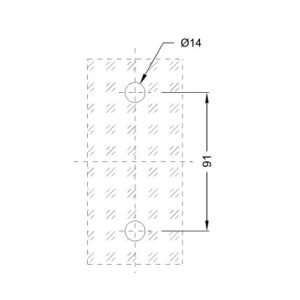 Glass Sliding Door Handle SS304 DF SGH 01