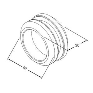 Glass Sliding Door Handle SS304 DF SGH 03