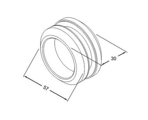 Glass Sliding Door Handle SS304 DF SGH 03