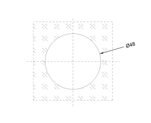 Glass Sliding Door Handle SS304 DF SGH 03