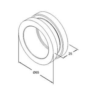 Glass Sliding Door Handle SS304 DF SGH 04
