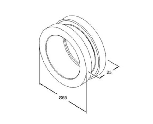 Glass Sliding Door Handle SS304 DF SGH 04