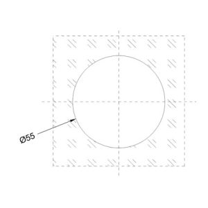 Glass Sliding Door Handle SS304 DF SGH 04