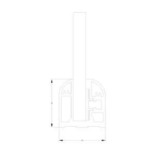 Aluminum Bottom Bracket DF ALRL 04