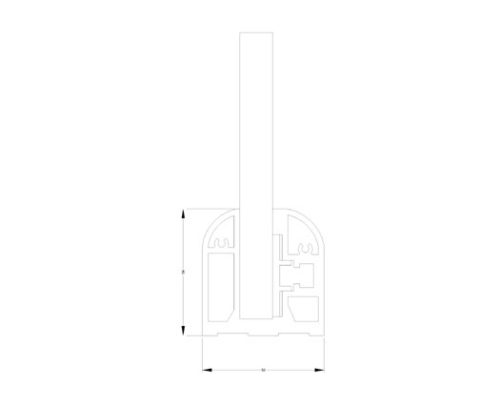 Aluminum Bottom Bracket DF ALRL 04