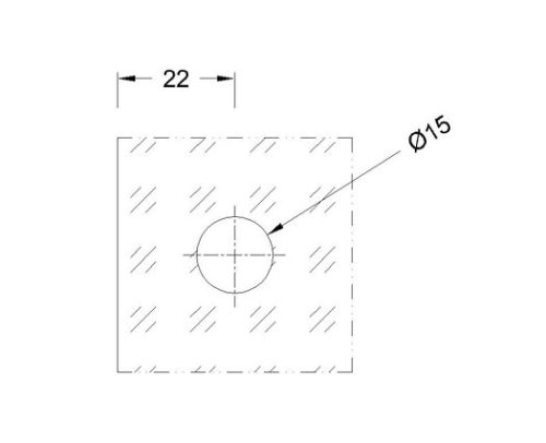 Sheet Metal Glass Connector SS304/SS316 DF SMGC 112
