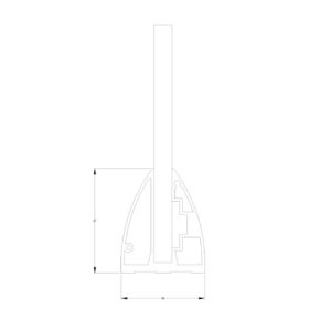 Aluminum Bottom Bracket DF ALRL 03