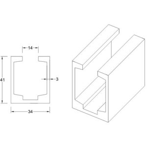 Glass Sliding Fittings DF SGF 012