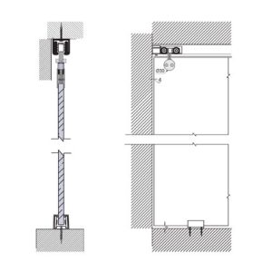 Glass Sliding Fittings DF GSF 034 C