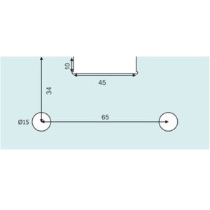 Glass Sliding Fittings DF GSF 034 A