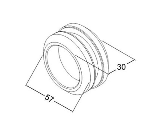 Glass Sliding Door Handle SS304 DF SGH 06