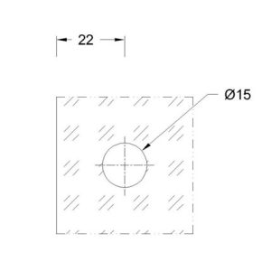 Sheet Metal Glass Connector SS304/SS316 DF SMGC 116