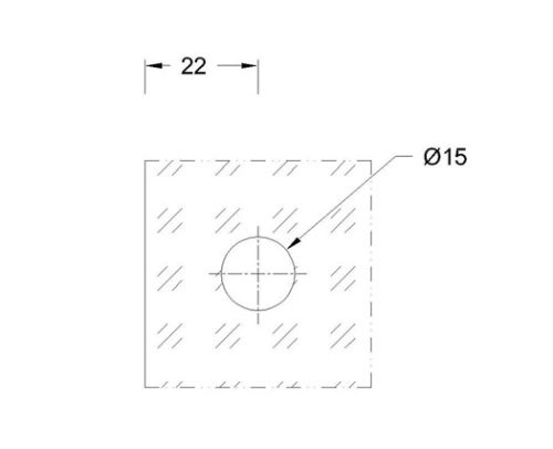 Sheet Metal Glass Connector SS304/SS316 DF SMGC 116