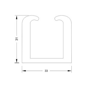 Glass Sliding Fittings DF SLD 055
