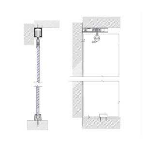 Glass Sliding Fittings DF GSF 011