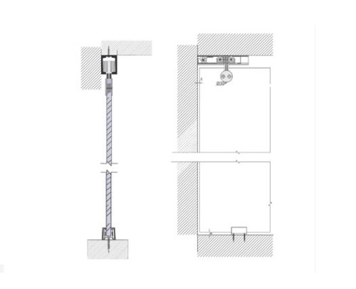 Glass Sliding Fittings DF GSF 011