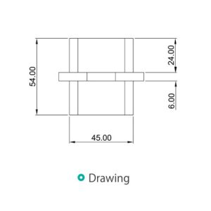 Rib Sleeve For Hand Rail DF ALRSH 02