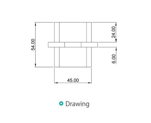 Rib Sleeve For Hand Rail DF ALRSH 02