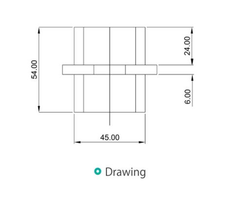 Rib Sleeve For Hand Rail DF ALRSH 02