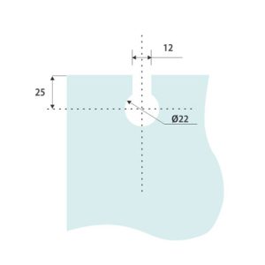 Glass Sliding Fittings DF GSF 011