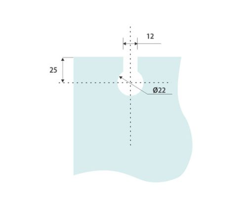 Glass Sliding Fittings DF GSF 011