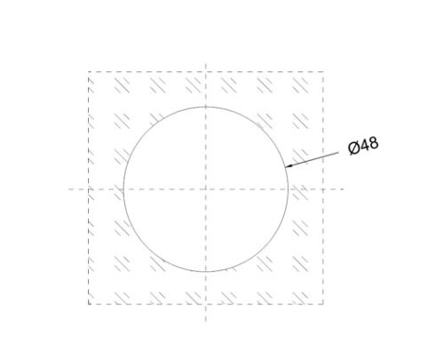 Glass Sliding Door Handle SS304 DF SGH 06