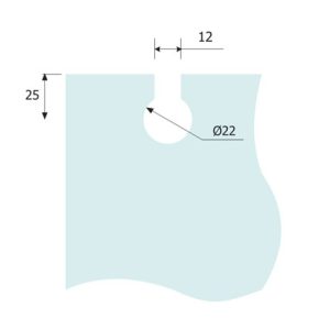 Glass Sliding Fittings DF GSF 034 C